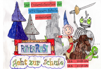 Plakat zur Musicalaufführung des WHC-Unterstufenchores
