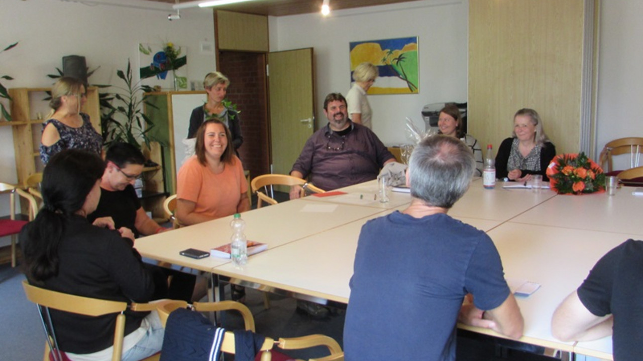 Feier im Clubraum      