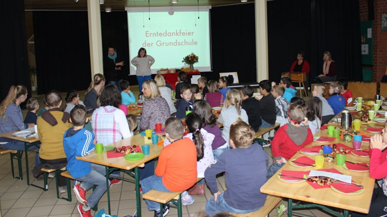 Dank beim Gottesdienst für das Brot zum Leben