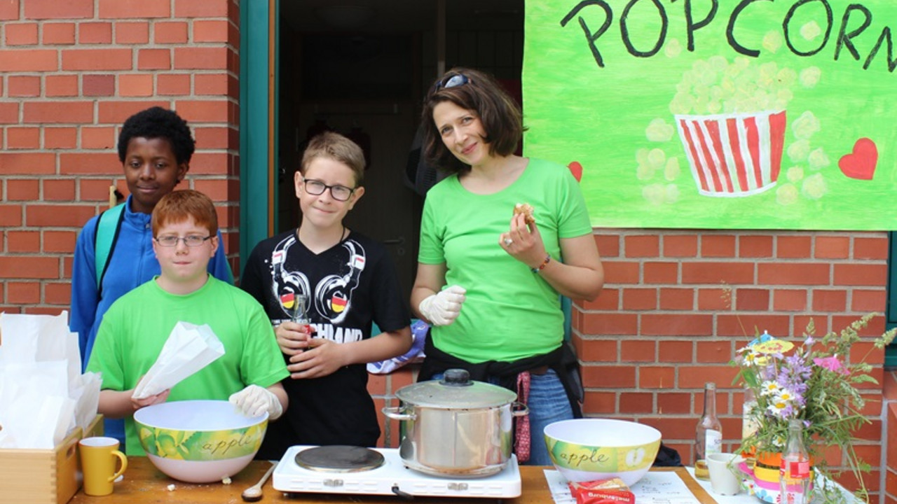 Der Popcorn-Stand