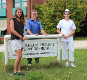 v.l.: Laura Jung, Marcel Scherer, Tanja Scheer