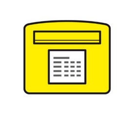Symbolbild gelber Briefkasten