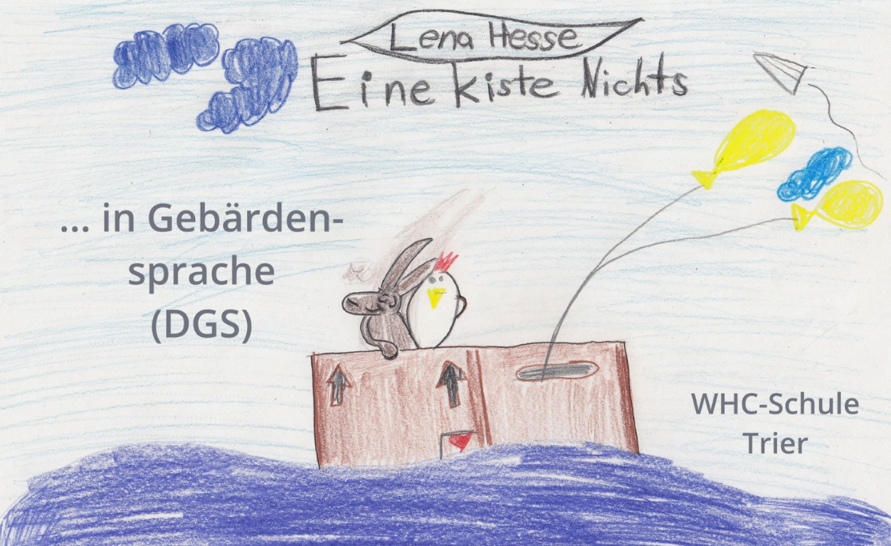 gezeichnetes Plakat zum Video